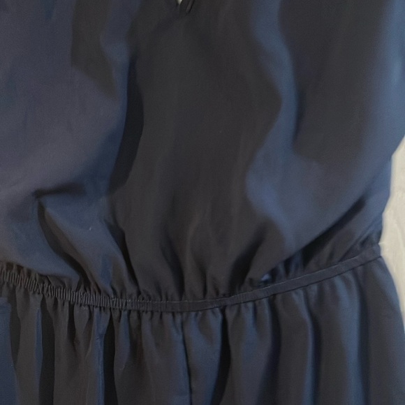 BeBop Navy Button-Up Romper - Picture 8 of 10